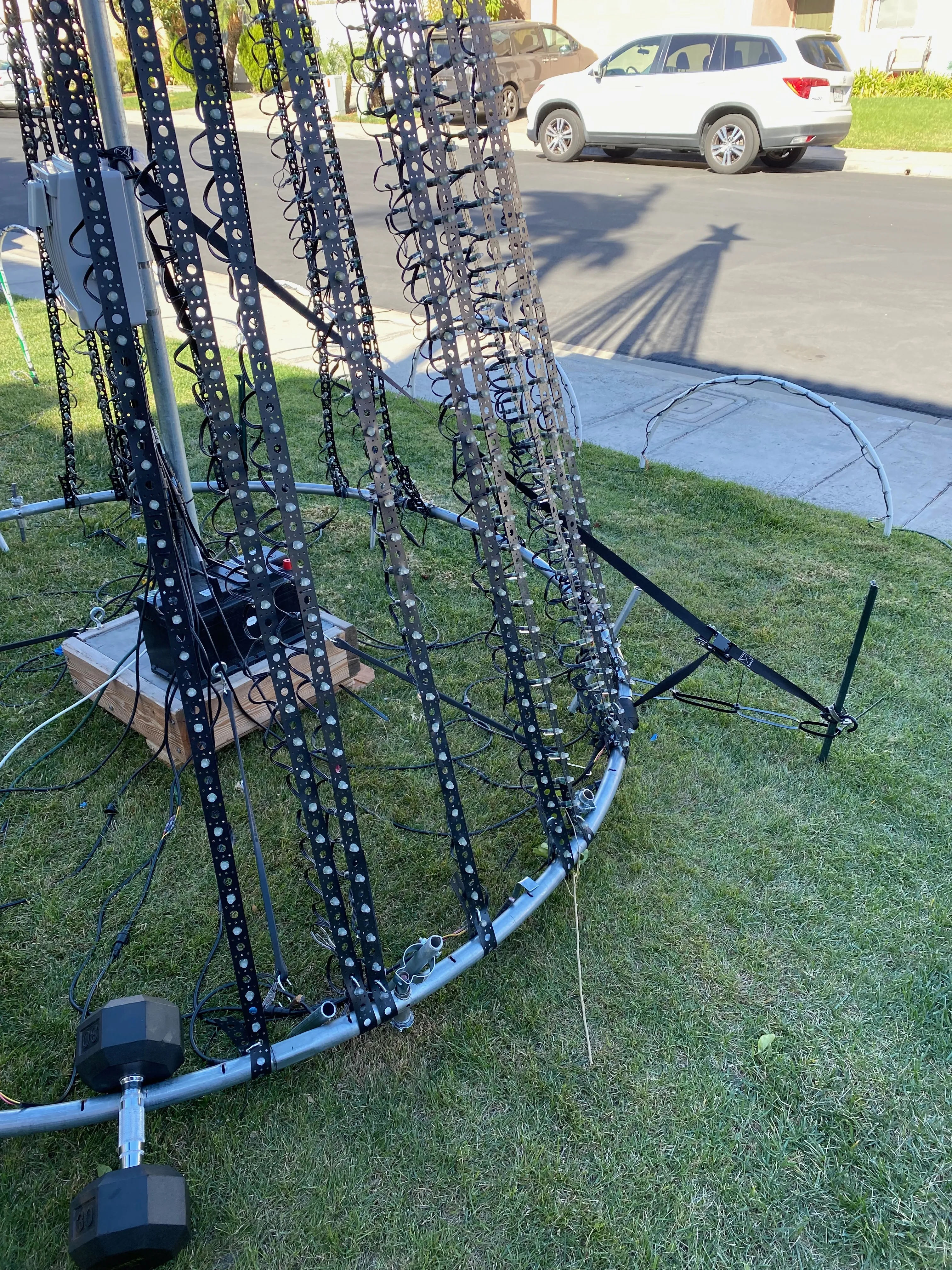 A close up of the base.